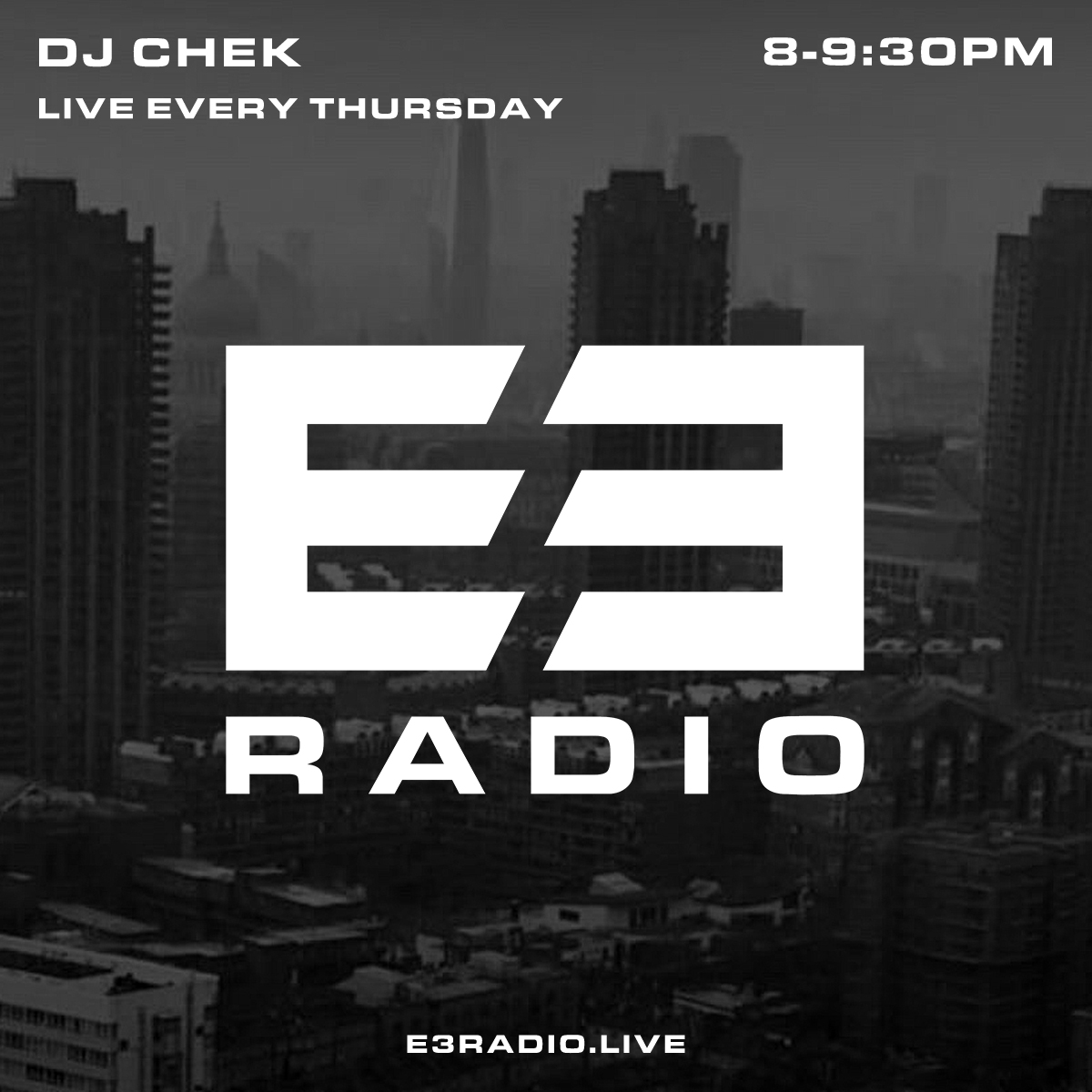DJ Chek live DJ mix on E3 Radio