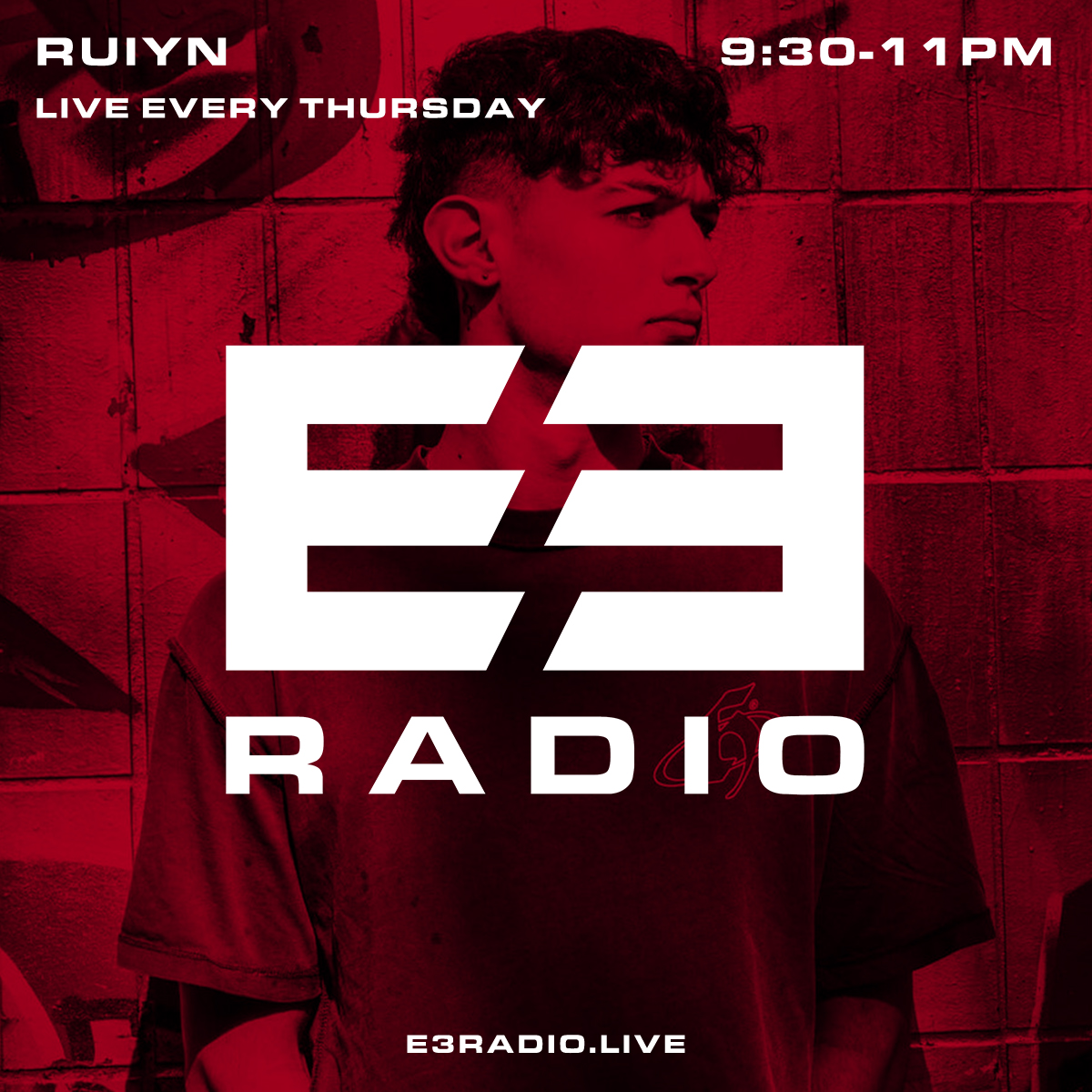Ruiyn live DJ mix on E3 Radio